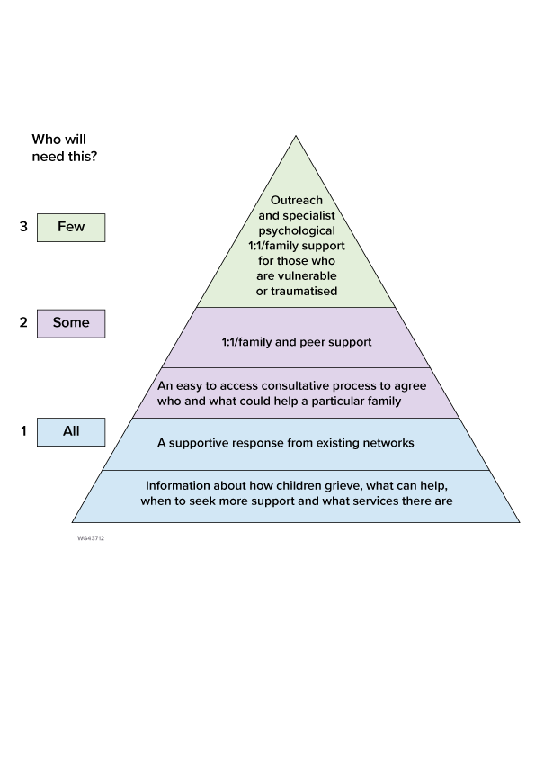 Bereavement programme diagram