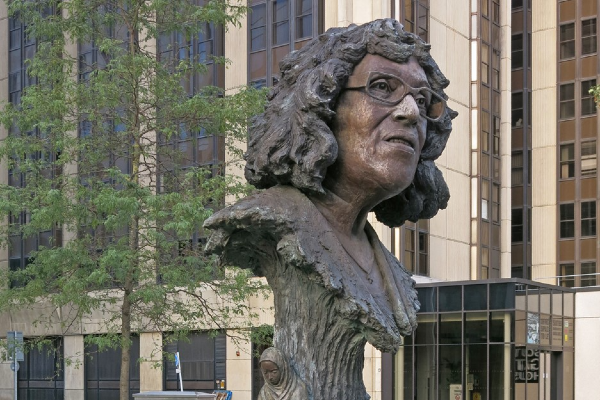 Statue of Betty Campbell by Eve Shepherd, Cardiff