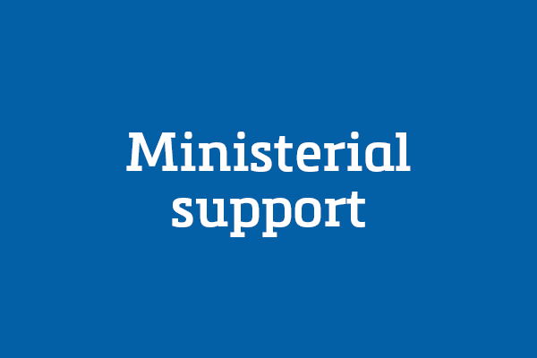 Ministerial support