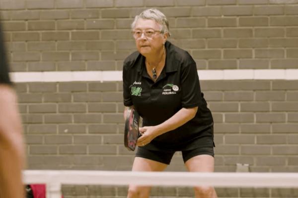 Image of a pickleball player