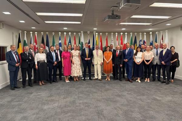First Minister addresses EU Ambassadors to the UK
