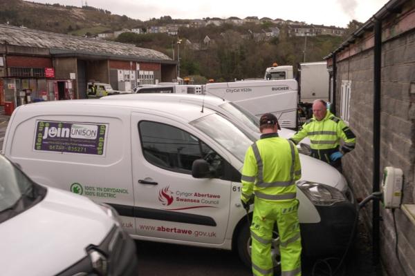 Swansea City Council, electric fleet